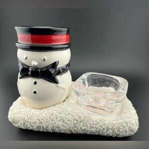 Yankee Candle Jackson Frost Double Tea Light Votive Holder 5.5 X 3 X 4" T